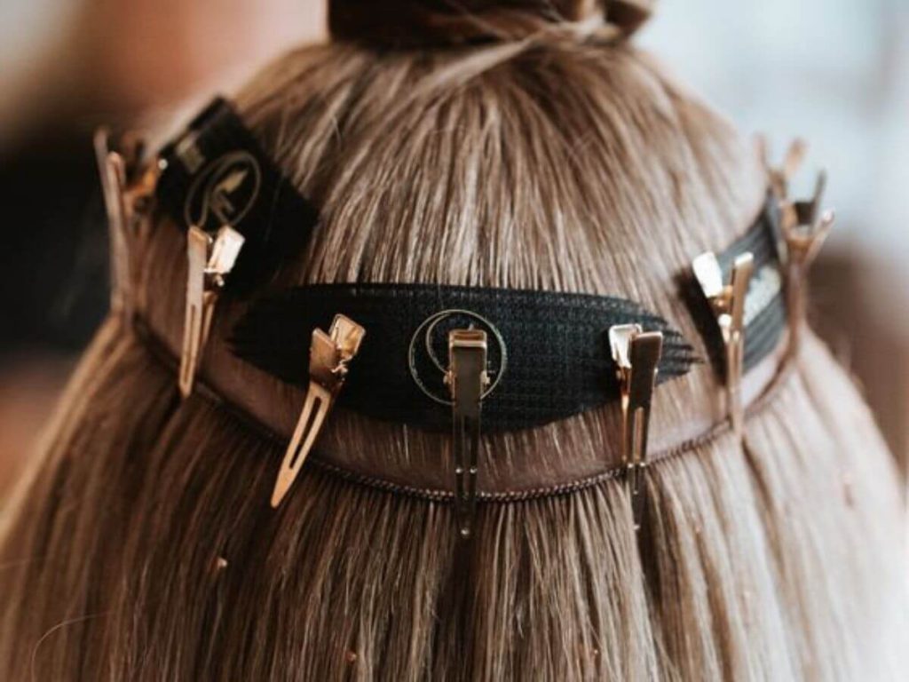How to Apply Nail Tip Hair Extensions? 3